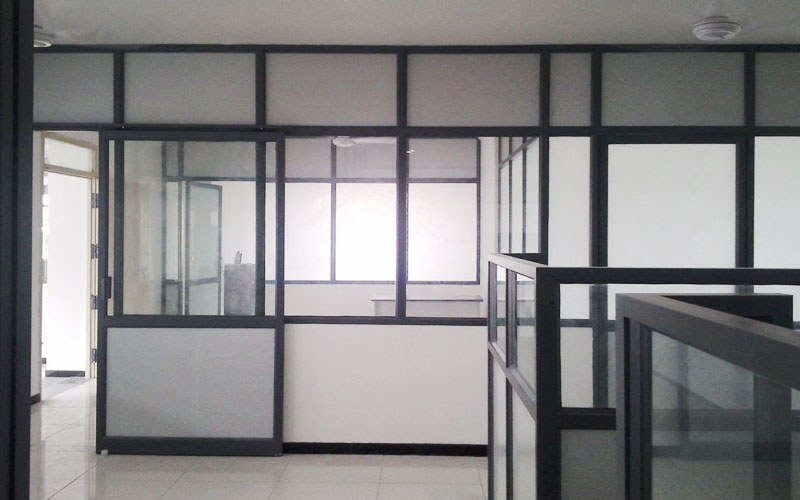 Aluminium Partition Work